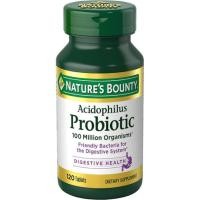 ราคา Bounty Lactoberry Acidophilus Probiotic ผลิตภัณฑ์เสริมอาหาร - Daily Probiotic for Women/Men สุขภาพทางเดินอาหาร อวัยวะ 100 มก. มังสวิรัติ วันละ 1 เสิร์ฟ 120 เม็ด (45611439220)
