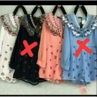 ราคา พร้อมส่ง จั้มสั้นงานป้ายปักเชอรี่ สีส้ม บอกเลยว่างานน่ารักมาก ป้ายติดไซส์M ของมันต้องมี รีบๆมาจับจองกันใว้นะค (1773540936)