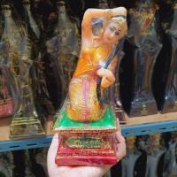 ราคา พระแม่ธรณีปราบมาร หลวงปู่หงษ์ (ฐาน4นิ้ว สูง25ซม.)งานเรซิ่นลงสีสวยงาม สามารถวางบูชาบนอ่างบัวก็ได้หรือโต๊ะหมู่ก็ดี (12962696843)