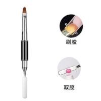 ราคา แปรงโพลีเจล แปรงต่อเล็บ พู่กันต่อ uv poly gel brush ทาสีเจล สีอะคริลิก แปรงทาเล็บ (19931479548)