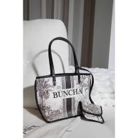 ราคา Luny bag - Tropical กระเป๋าถือ หนังแท้ ปักชื่อ (28215986411)