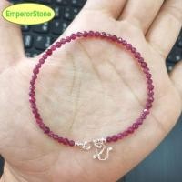 ราคา กำไลทับทิมเเท้อะไหล่เงินเเท้925 (13546761409)