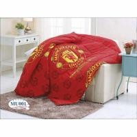 ราคา ผ้านวมแมนยู Manchester United (ขนาด 60x80 นิ้ว 3.5‘ฟุต) ลิขสิทธิ์แท้ เเบรนด์ Tulip (49611439455)