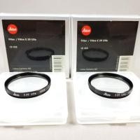 ราคา Leica Filter 39mm E39 uva 13131 13132 13133 สีดำ สีเงิน หายาก For Summicron สภาพดี ฟิลเตอร์ ไลก้า (4941797302)