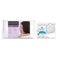 ราคา SANTAS หมอนหนุน รุ่น MICROGEL MEDIUM + ปลอกกันเปื้อนหมอนหนุน ขนาด19 x 29 นิ้ว (12724241338)