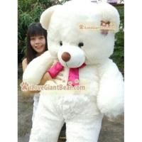 ราคา ตุ๊กตาหมียักษ์ จัมโบ้ ไซส์ใหญ่ 50" ตุ๊กตาหมีตัวใหญ่ สีขาว ทรงอ้วน ขาสั้น น่ารักสุด (2065113992)