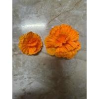 ราคา ดอกดาวเรืองผ้า ดอกดาวเรืองปลอม หัวดอกดาวเรือง สีส้มทอง ราคาต่อดอก (44400617327)