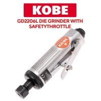 ราคา KOBE เครื่องเจียรแกนลมคอตรง ขนาด 6 มม. (Inline Air Die Grinder) รอบจัด 23,000 RPM รุ่น GD2206L รหัส KBE2702024K (48812034294)