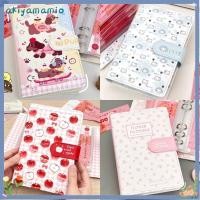 ราคา AKIYAMAMIO Budget Binder, หนัง PU A6 ขนาดเครื่องเข้าเล่มเงิน, ดอกไม้แมวสุนัขหน้าด้านในซอง Organizer ใช้ในบ้าน (51062278271)