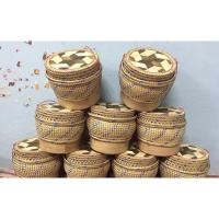 ราคา กระติบข้าวเหนียว/กระติบทรงอ้วน/กระติบทรงฟักทอง/ของฝาก/ทรงหมวก (10856496670)