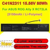 ราคา C41N2311 แบตเตอรี่สําหรับ ASUS ROG Ally X RC72LA Ally 2nd Series มือถือเกมคอมพิวเตอร์เกมชาร์จ 15.5*16V 80Wh (46112405827)