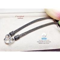 ราคา สร้อยคอเงินแท้92.5% สร้อยเส้นใหญ่ ลายหกเสา-รมดำ หนัก 2.8-3.6 บาทตัน ยาว 20-26 นิ้ว (สร้อยงานไทย):MO0036 (677043544)