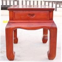 ราคา โต๊ะข้าง/ชั้นวางไม้เนื้อแข็ง Burmese Padauk | ใช้เป็นโต๊ะมุม/ชั้นวางแจกัน/ตู้ข้างเตียง สไตล์วินเทจ (57554633020)