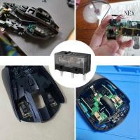 ราคา NEX Mouse Momentary Push Button Micro Limit Switch Gold Contactor 3 Pins Black Dot 10 ชิ้น (42530459789)