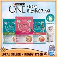 ราคา CATQUEEN PURINA ONE 6.6KG Dry Cat Food Healthy Adult Salmon Tuna Indoor Chicken Kitten Chicken Makanan Kucing Cat Food (49561407007)