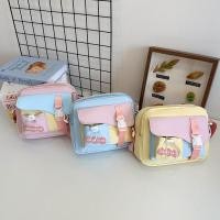 ราคา AMIKABAG(MK2447) กระเป๋าสะพายข้างใบเล็ก ผ้าแคนวาสสีทรูโทน ขนาด10นิ้ว (29339191546)