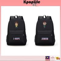 ราคา BTS กระเป๋าเป้สะพายหลัง Pop Up Store กระเป๋านักเรียนนักเรียน Kpop Jungkook Jimin Suga V JHope Jin RM (46358397695)