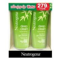 ราคา แพ๊คคู่ Neutrogena Deep Clean Hydrating Bamboo Gel Cleanser (100gx2) (1314420977)