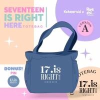 ราคา Seventeen Right Here Denim Totebag/ Seventeen Totebag/ Seventeen Denim Totebag (25437502942)