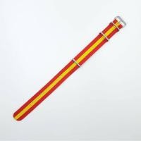 ราคา สายนาฬิกา ผ้านาโต้ สีแดง เหลือง (1543342775)