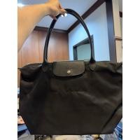 ราคา Longchamp Le Pliage Original Shoulder Bag L (หูยาว) สีดำ (43431520123)