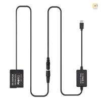 ราคา Pd สายเคเบิล USB Type-C เป็นแบตเตอรี่ดัมมี่ DMW-DCC8 DC Coupler DMW-BLC12 แบบเปลี่ยน สําหรับกล้อง Panasonic LUMIX DMC-FZ2500 FZ1000 FZ300 FZ200 G85 GX8 G7 G6 G5 GH2 DC-G90 G95 G99 (23877923341)