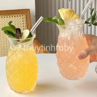ราคา ชุดแก้วน้ําปั่นรูปสับปะรด 6 ใบ แก้วน้ําผลไม้ แก้วค็อกเทล ถ้วยสมูทตี้แก้วสับปะรด ถ้วยตกแต่ง (43070030290)