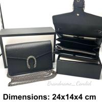 ราคา NewGucci Dionysus Mini Leather Chain Bag. (6554659217)