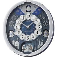 ราคา SEIKO Melodies in Motion‏ clock นาฬิกาแขวน รุ่น QXM379S [รับประกันศูนย์ 1 ปี] (4531606505)