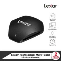 ราคา ▣ Lexar Multi-Card 3-In-1 Sd/Microsd Compactflash USB 3.1, Uhs-I, Uhs-Ii, Card Reader (การ (28917826320)