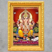 ราคา รูปภาพ รูปมงคล เทพอินเดีย รูปพระพิฆเนศ พระพิฆเนศนั่งบัลลังก์ ประทานพร GS33 สัญลักษณ์ของความสำเร็จและความสุข (28108206581)