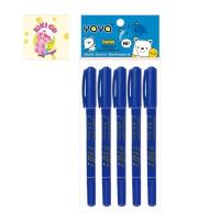ราคา โยย่า ปากกามาร์คเกอร์ 2 หัว รุ่น 1101 แพ็ค 5 ด้าม คละสี น้ำเงิน/ดำ (43053419399)
