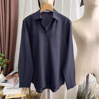 ราคา Mango เสื้อเชิ้ตแขนยาว สีกรม ใส่ทำงานได้ (41211540719)