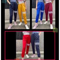 ราคา กางเกงวอร์มขายาว จั้มขา 6 สี แต่งแถบ 4 เส้น (7939309945)
