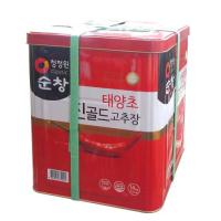 ราคา Sunchang Gochujang Hot Pepper Paste โคชูจังโกลด์ ซอสพริกเกาหลี 14 kg ของแท้ นำเข้าจากเกาหลี #ส่งฟรี (3732728759)