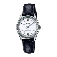 ราคา Casio Standard นาฬิกาข้อมือผู้หญิง สายหนังแท้ รุ่น LTP-V005,LTP-V005L,LTP-V005L-7B2 - สีเงิน (2217853741)