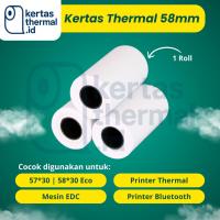 ราคา THERMAL RECEIPT กระดาษ 57X30 58X30 กระดาษม้วน EDC THERMAL MINI PRINTER BLUETOOTH 58 มม. / CASH RECEIPT 57X30 ECO (57858462171)