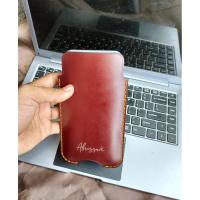 ราคา กระเป๋าใส่โทรศัพท์มือถือหนังแท้แบบกําหนดเองพร้อมสลักชื่อฟรี (40979658655)