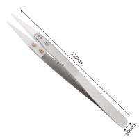 ราคา แหนบเซรามิค Ceramic tweezer แหนบเซรามิคทนความร้อน คีมเซรามิค แหนบจับชิ้นงานทนความร้อน (5883956921)