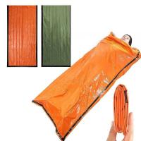 ราคา C 2 Pack Emergency Sleeping Waterproof Emergency Blanket Portable Thermal Sleeping For Camping Hiki (57050699756)