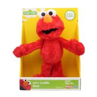 ราคา ตุ๊กตาเอลโม่กอดนุ่มนิ่ม ยี่ห้อ Playskool Sesame Street Let's Cuddle Elmo Or Cookie Monster Soft Cuddly Toy (515929058)