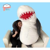 ราคา นุ่มนิ่ม ตุ๊กตาฉลามยักษ์ 200cm ที่นอนฉลามยักษ์ ถุงนอนฉลามยักษ์ (26556572343)