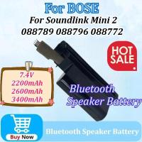 ราคา 7.4V 2200/2600/3400mAh 088796 สําหรับ Bose Soundlink Mini2 088789 088772 แผงวงจร ลําโพง กล่อง ลําโพงบลูทูธ แบตเตอรี่ (49012163131)