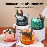 ราคา น้ำหอมในบ้าน หินหอมอโรม่า+ดอกไม้แห้ง+น้ำมันหอมระเหย ไร้ไฟ ตกแต่งพืช ธรรมชาติ กระจายกลิ่นดอกไม้ ปรับอากาศ (27805344841)