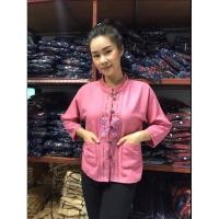 ราคา #เสื้อฝ้ายหม้อฮ่อม แต่งลายปัก เสื้อหม้อฮ่อมแต่งงานปักมือ ผ้าสีไม่ตก ผ้าไม่หดไม่ยืด ตัดเย็บปราณีต (7107112706)