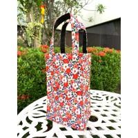 ราคา กระเป๋าใส่ขวดน้ำ ผ้าเคลือบ PVC (24259793079)
