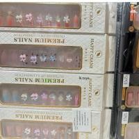 ราคา พร้อมส่ง(ยกโหล 12 ชิ้น) เล็บปลอมแบบยาว เล็บปลอมคละแบบ( แถมกาว )คละลายสุ่มแบบ (29926160946)