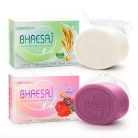 ราคา Bhaesaj สบู่เภสัช ไวท์เทนนิ่ง 130g. soap (สูตรนมข้าว/สูตรมิกซ์เบอร์รี่) สบู่ก้อนเภสัช สบู่แบบก้อน สบู่ชำระผิวกาย (28917391273)