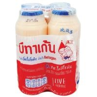 ราคา บีทาเก้นนมเปรี้ยวรสพร่องมันเนย 140ซีซี แพค 4 Betagen Low Fat Drinking Yoghurt 140cc. Pack 4 [8850393800136 ] (49762636595)