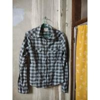 ราคา เสื้อเชิ้ตแขนยาวลายสก๊อตสีเขียว Wrangler มือสอง (48610395819)